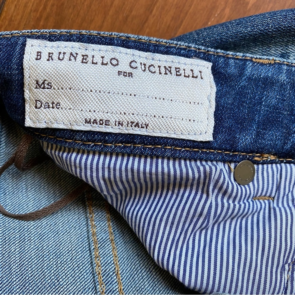 Bruno Cucinelli • Skinny High Rise Jeans - Picture 4 of 10